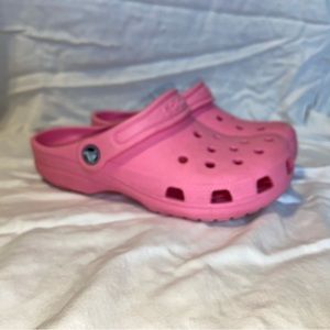 Pink Crocs